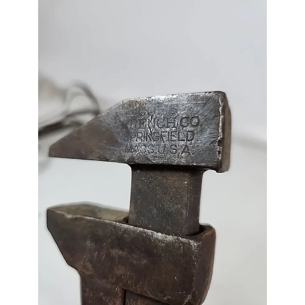 Vintage Coes Wrench Co. Springfield Massachusetts Adjustable Monkey Wrench 10in